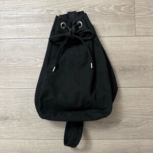 BAGGU Black Canvas Sling Bag